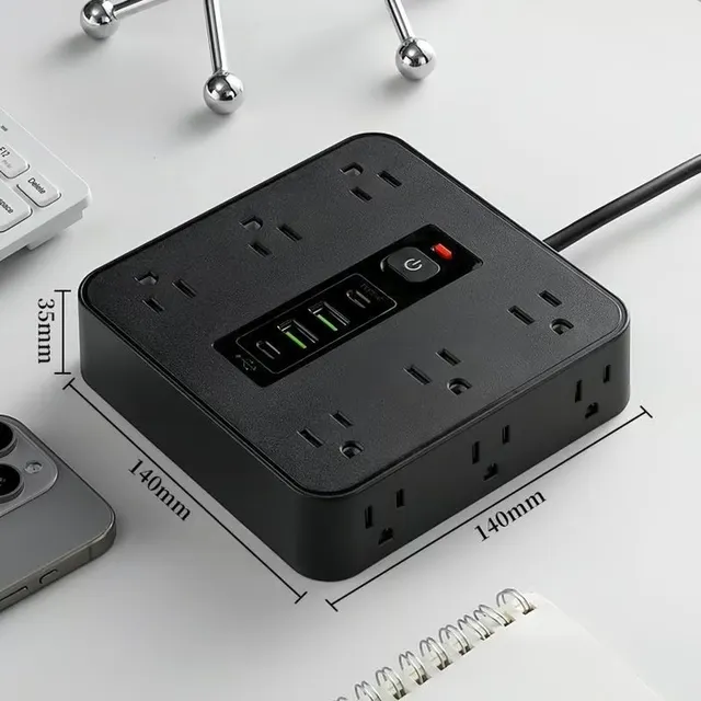 ⚡16 in 1 power strip with switch & surge protection,etl listed fireproof power strip ⚡16 in 1 power strip with switch & surge protection,etl listed fireproof power strip