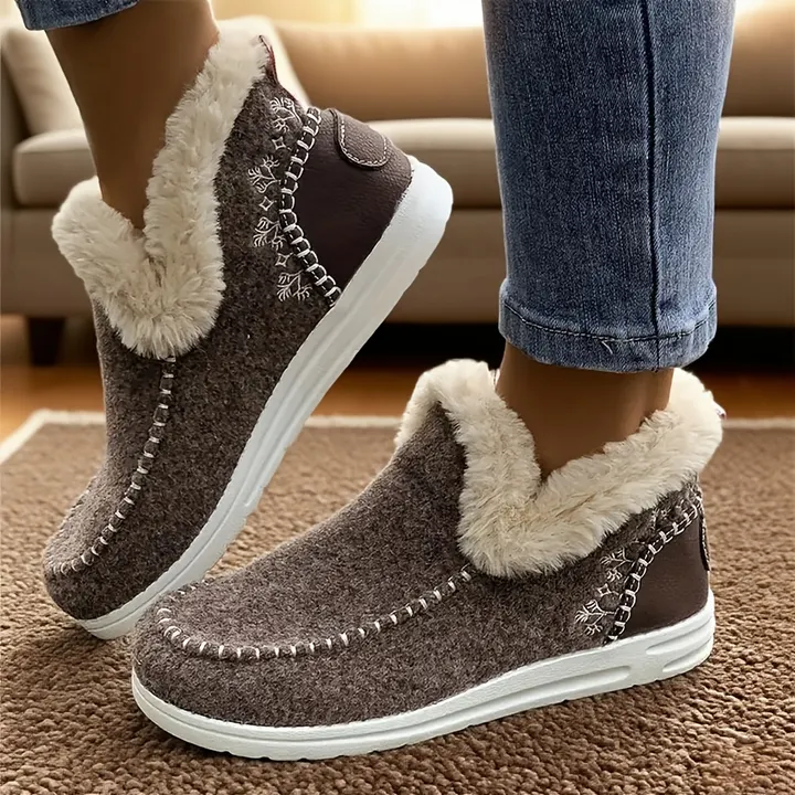 orthopedic fleece slip on boots orthopedic fleece slip on boots
